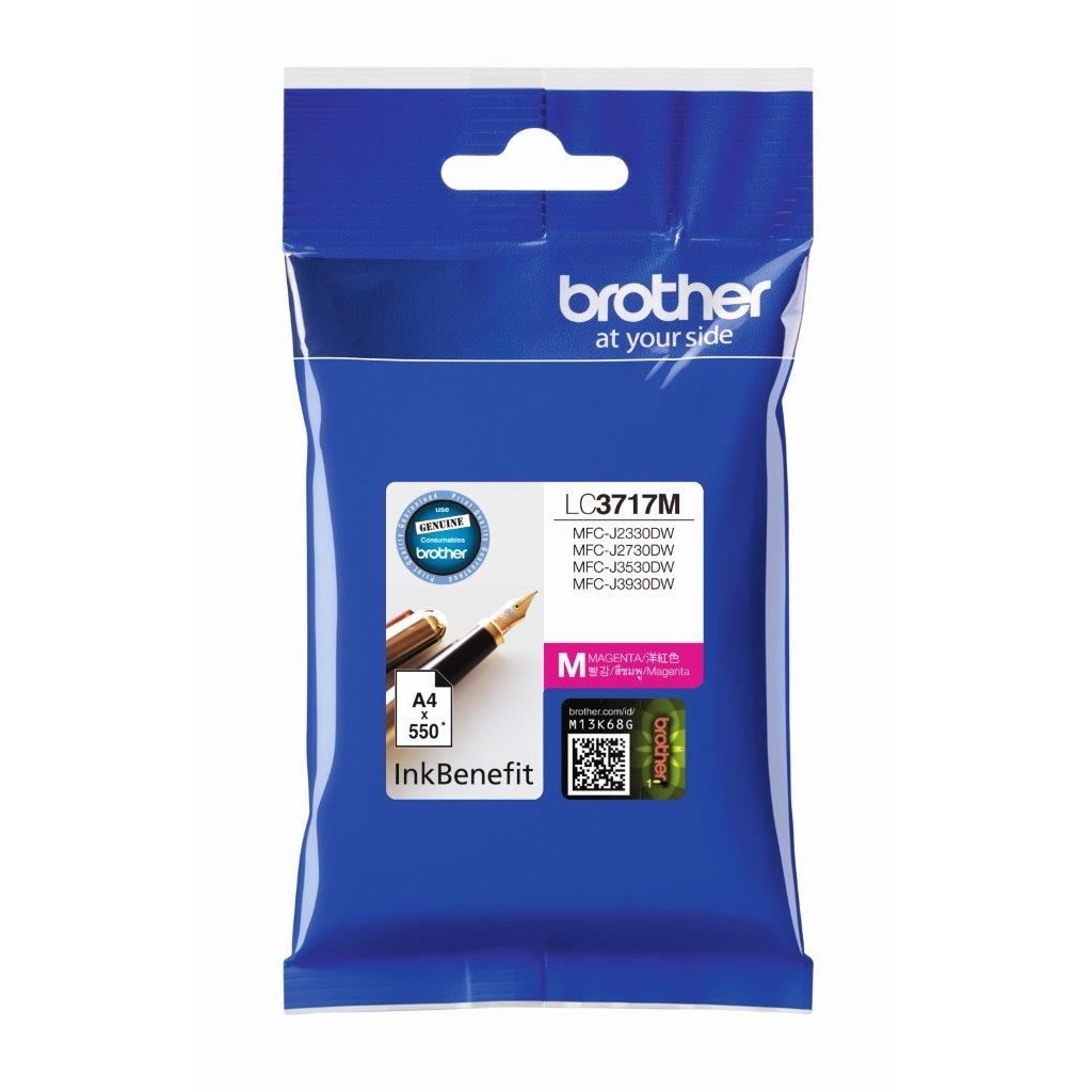 BROTHER BROTHER LC3717M Kırmızı Kartuş 550 Sayfa