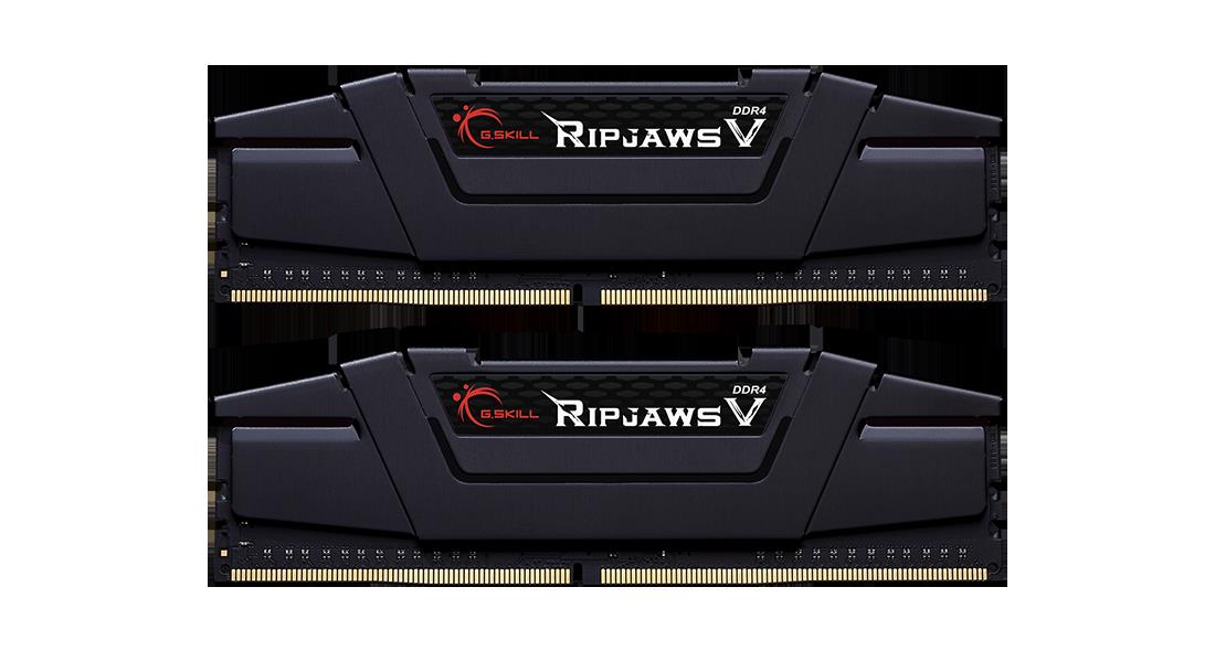 GSKILL 16 GB (2x8GB) DDR4 3600MHz GSKILL RIPJAWSV CL18 SIYAH (F4-3600C18D-16GVK)