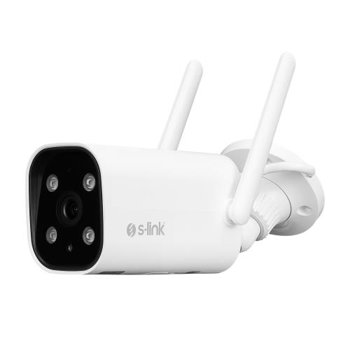 S-LINK S-LINK SL-BLT01, Güvenlik Kamerası, WiFi, 2Mpix, 3.6mm Lens, 10m. Gece Görüşü, Micro SD Kartlı, TUYA Yazılım-53630