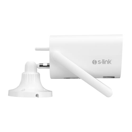 S-LINK S-LINK SL-BLT01, Güvenlik Kamerası, WiFi, 2Mpix, 3.6mm Lens, 10m. Gece Görüşü, Micro SD Kartlı, TUYA Yazılım-53632