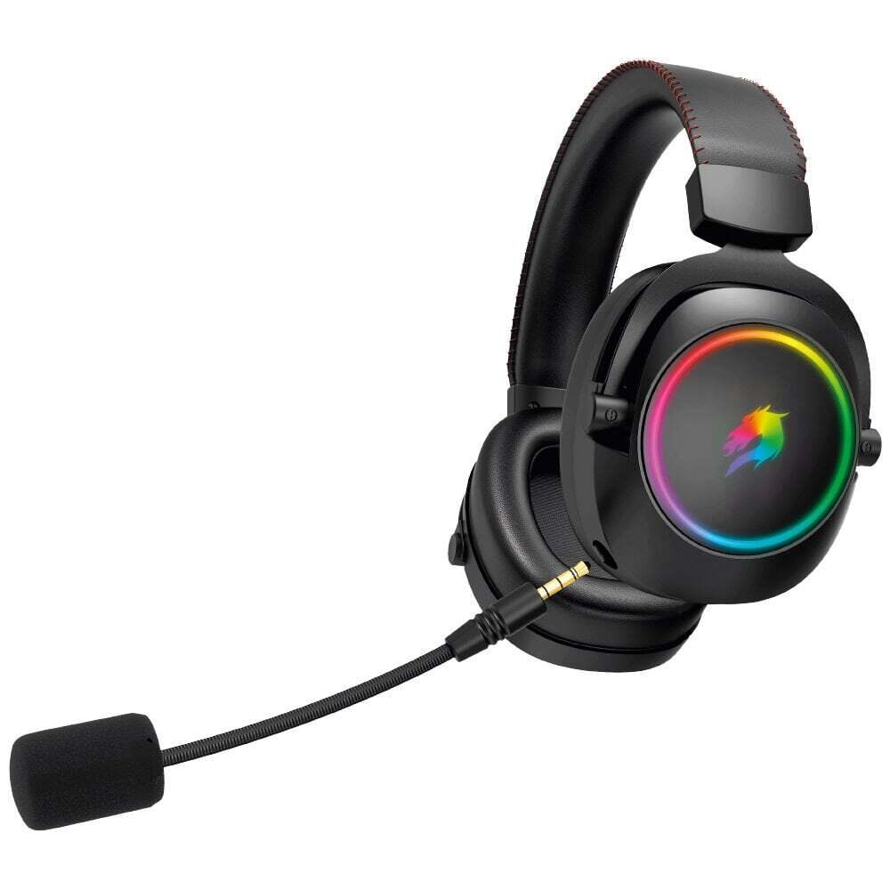 GAMEBOOSTER GameBooster WBH44  RGB Wireless 2.4G+BT Siyah Oyuncu Kulaklığı-60352