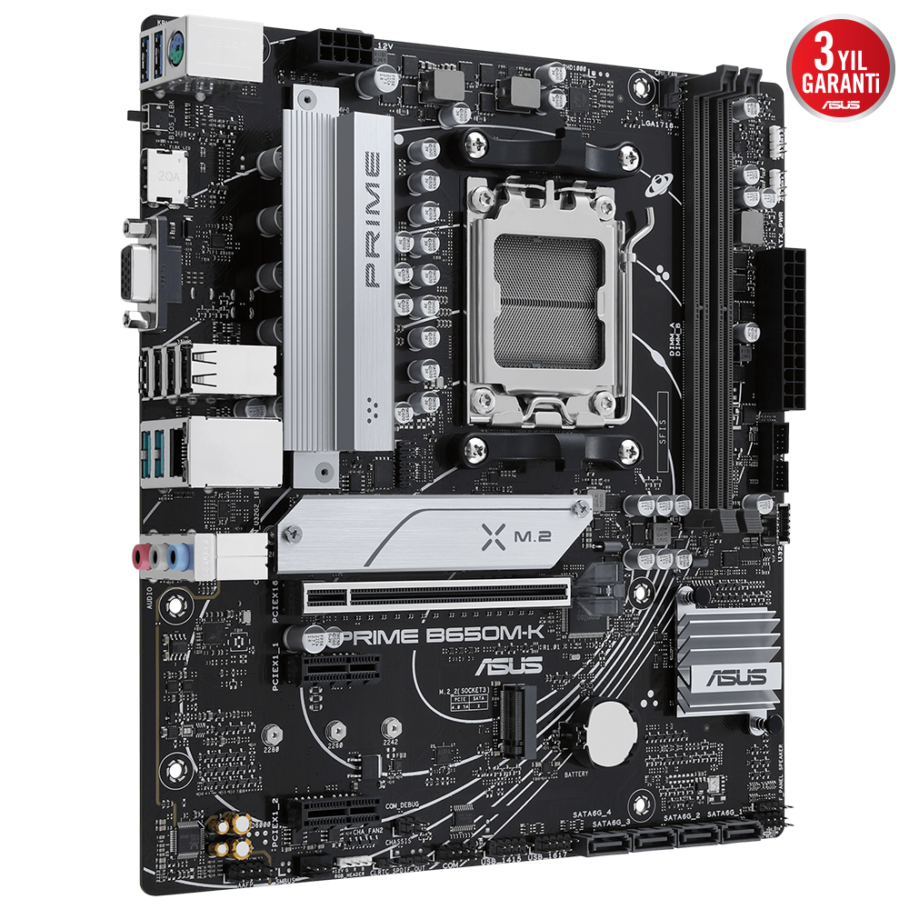 ASUS ASUS PRIME B650M-K DDR5 6400+(OC) HDMI VGA M.2 AM5 -54486