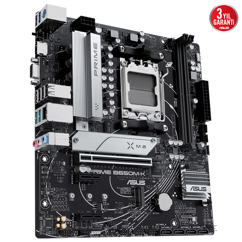 ASUS ASUS PRIME B650M-K DDR5 6400+(OC) HDMI VGA M.2 AM5 -54487