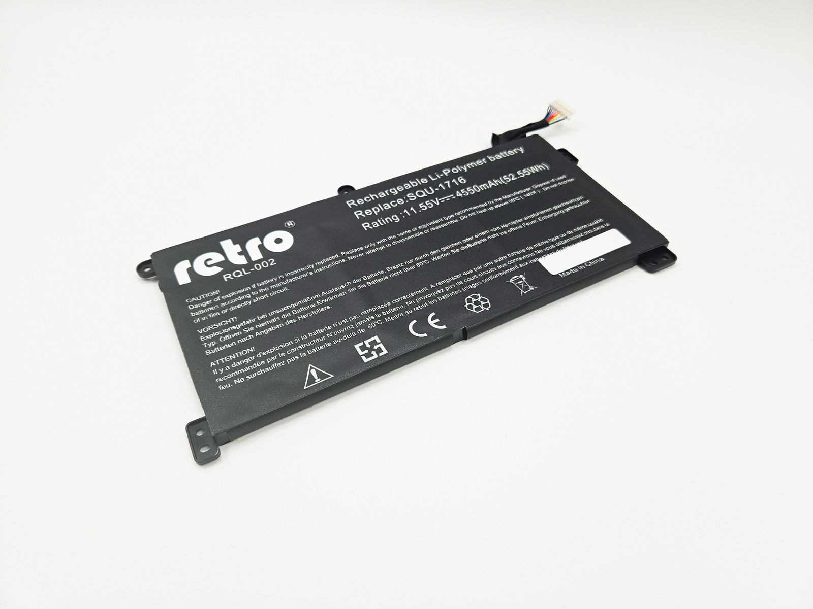 RETRO RETRO SQU-1716 Notebook Bataryası