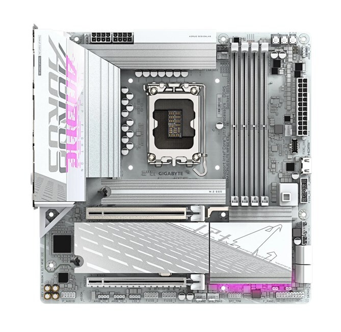 GIGABYTE Gigabyte B860M A Aorus Elite Wifi 6E Ice D5 1851P-55267