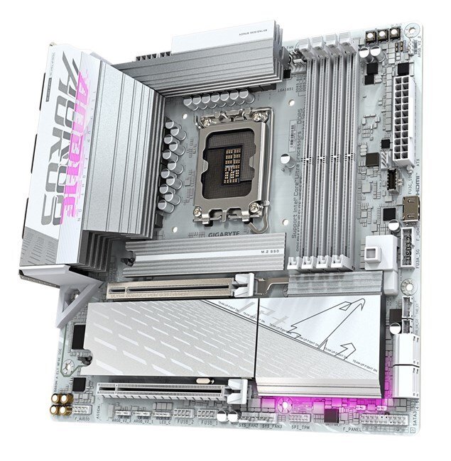 GIGABYTE Gigabyte B860M A Aorus Elite Wifi 6E Ice D5 1851P-55268