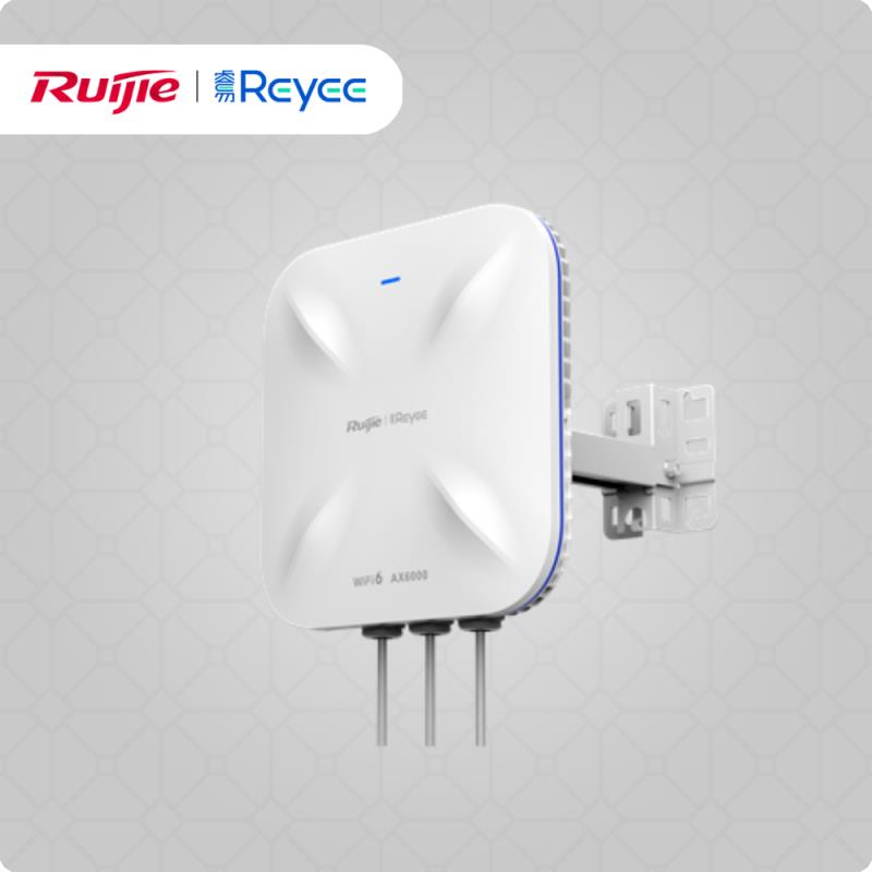 RUIJIE RUIJIE REYEE RG-RAP6260(H) AX6000 Wi-Fi 6 1x2.5GLAN 1xSFP 2.4G 4x4MIMO 5G 4x4MIMO 23dBm 2.4 GHZ & 5 GHZ POE ADAPTORSUZ O-34205
