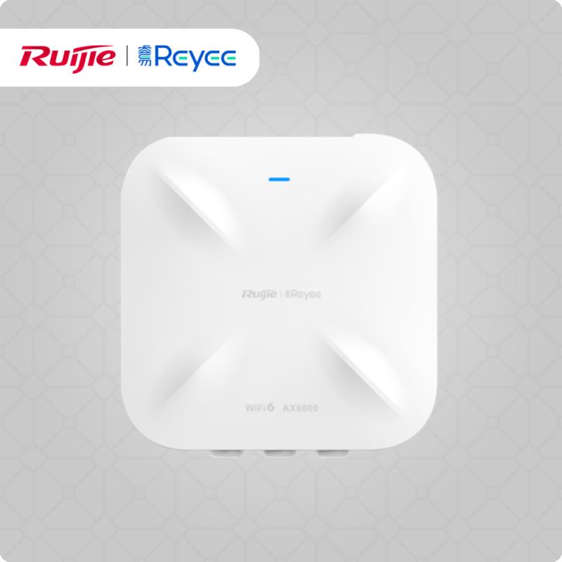 RUIJIE RUIJIE REYEE RG-RAP6260(H) AX6000 Wi-Fi 6 1x2.5GLAN 1xSFP 2.4G 4x4MIMO 5G 4x4MIMO 23dBm 2.4 GHZ & 5 GHZ POE ADAPTORSUZ O-34206