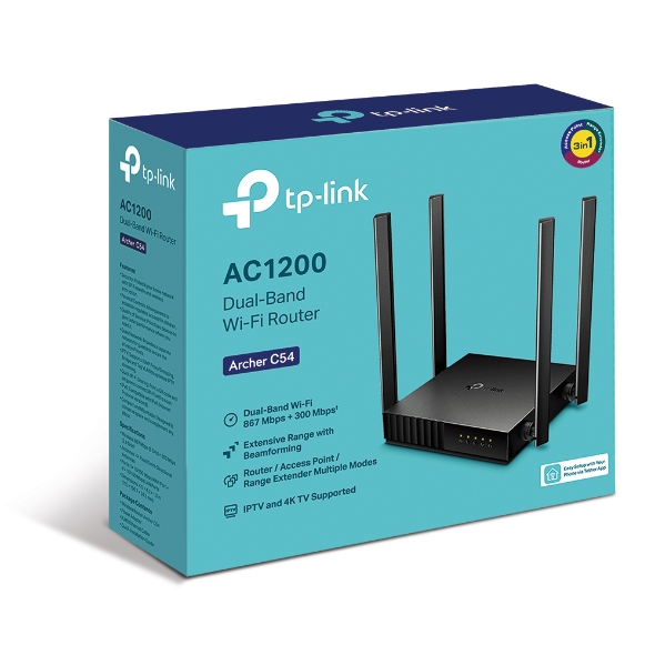 TP-LINK TP-LINK ARCHER C54 AC1200 DUAL BAND ROUTER-48073