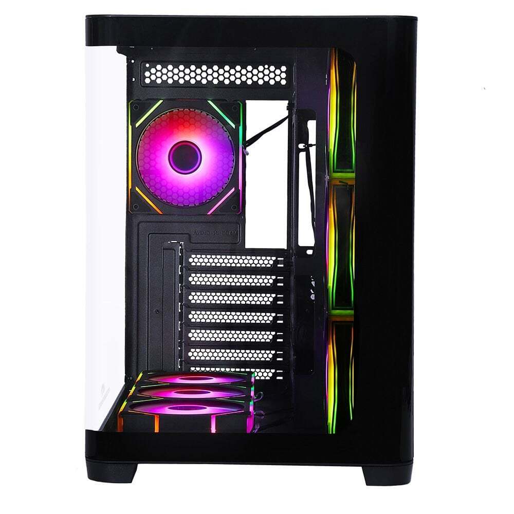 GAMEBOOSTER GameBooster GB-G2851BB Sea View USB 3.0, ATX 7 x ARGB Fanlı, Siyah Kasa (PSU Yok)-61051