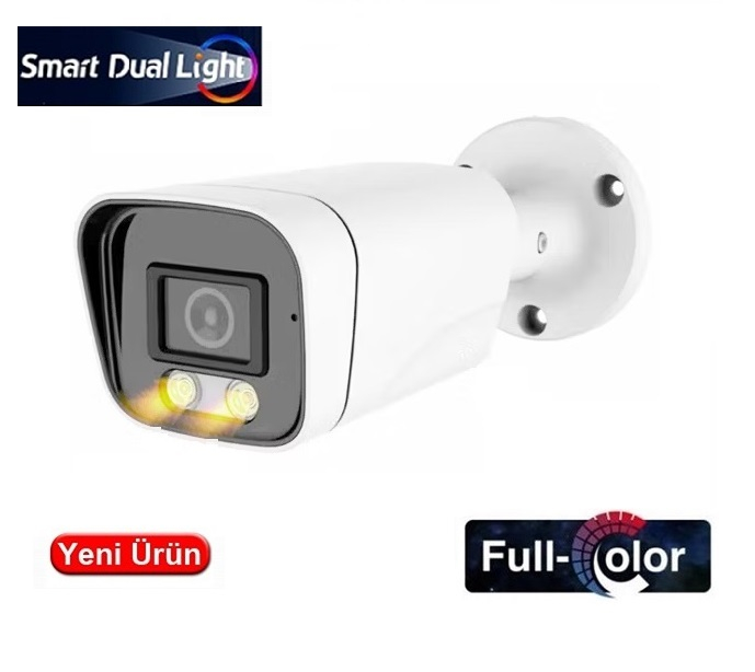 EZCOOL EZCOOL EZ-2405IPS 5 MP 3.6MM DUAL LİGHT POE IP BULLET KAMERA