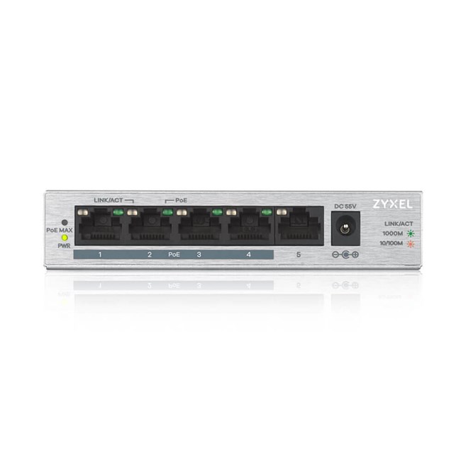 ZYXEL Zyxel GS-1005HP 5Port 10/100/1000 Mbps PoE Switch