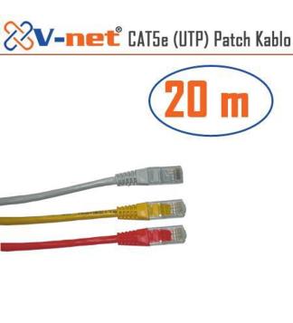 V-net  CAT5e UTP 20m Patch kablosu