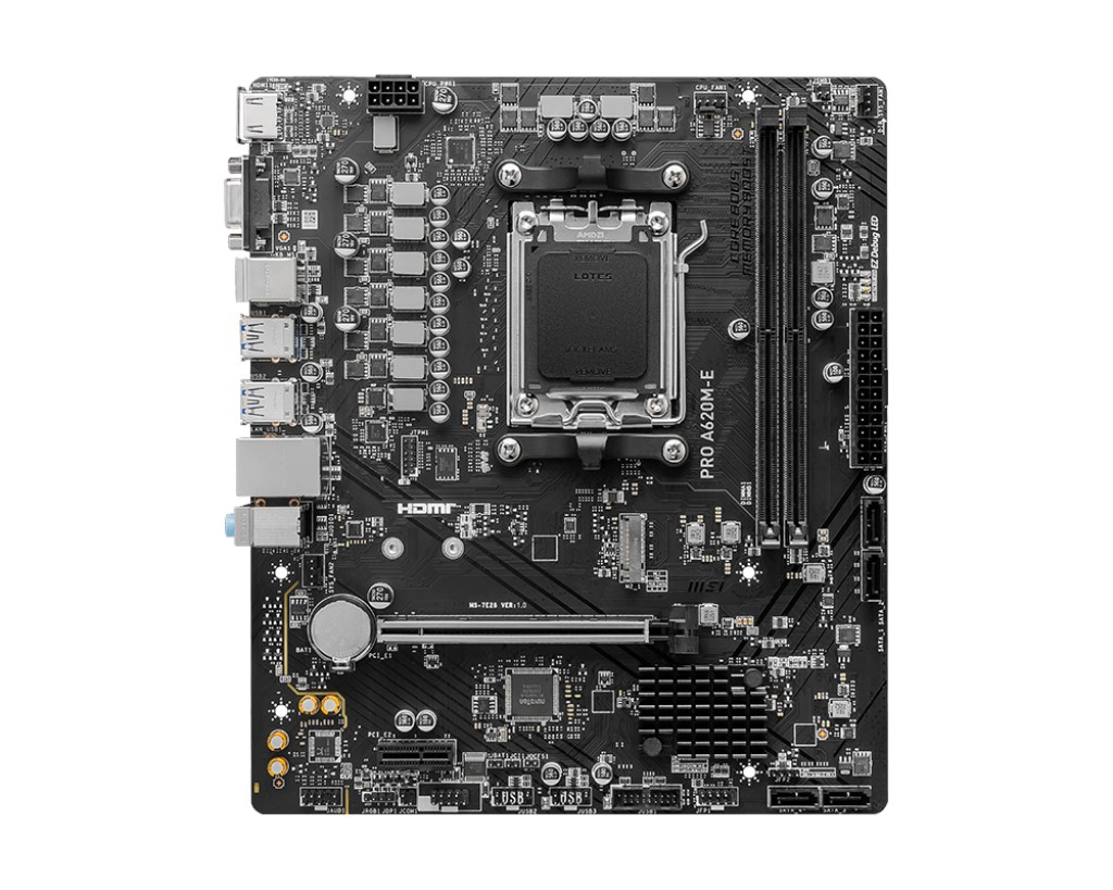 MSI MSI PRO A620M-E AMD A620 AM5 SOKET DDR5 6000(OC)MH-28553