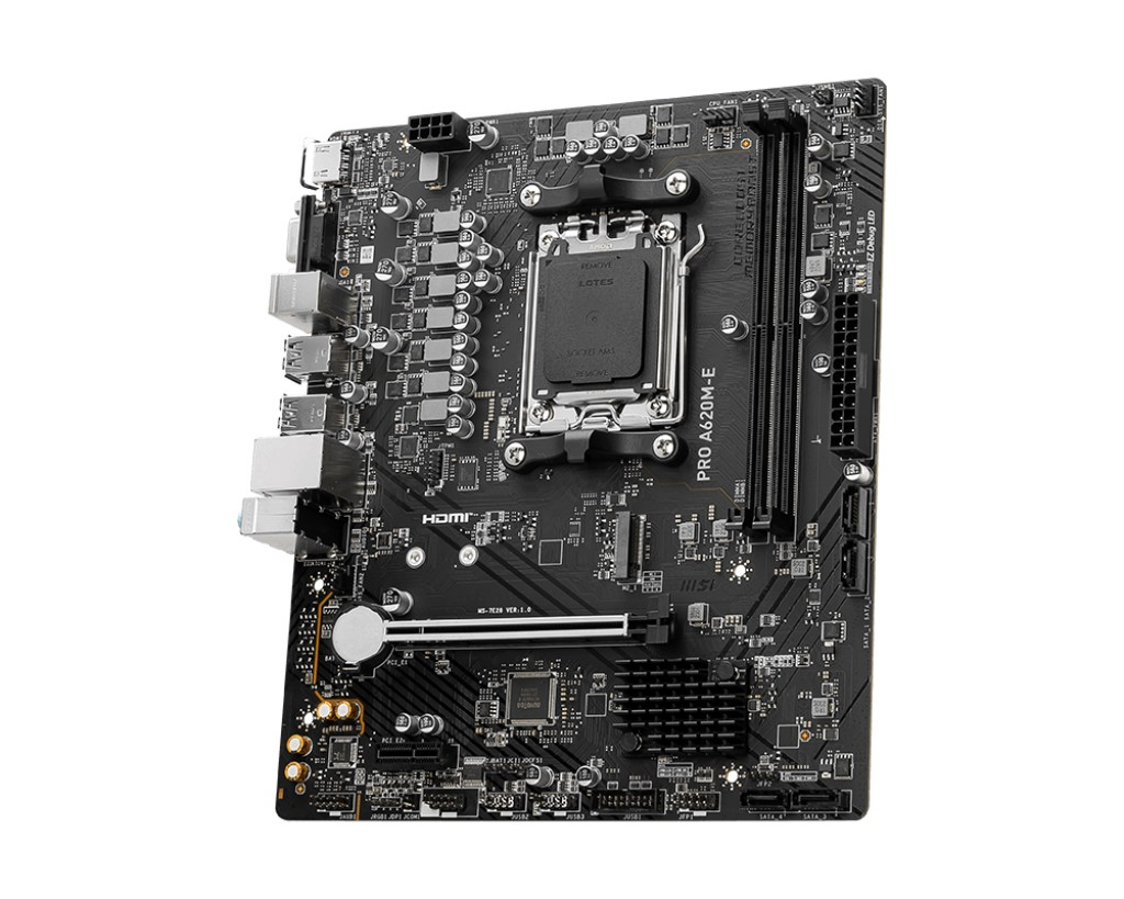 MSI MSI PRO A620M-E AMD A620 AM5 SOKET DDR5 6000(OC)MH-28555