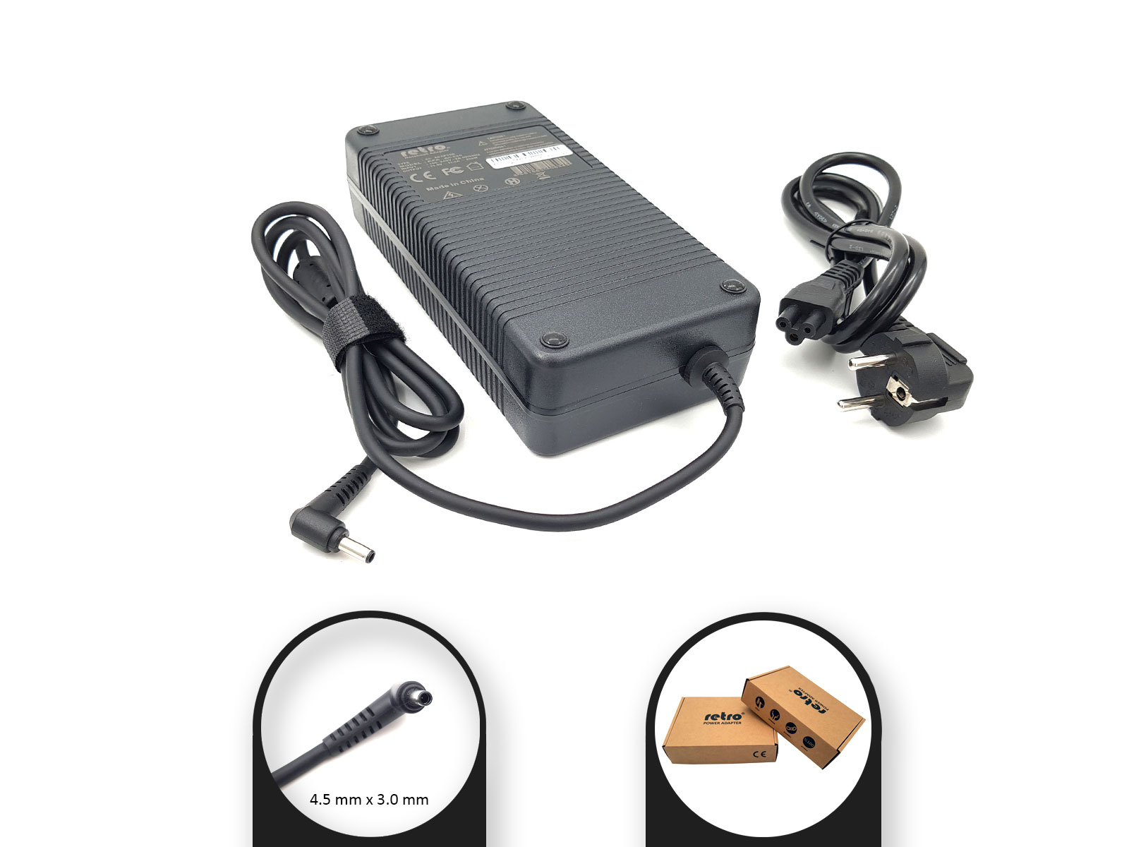 RETRO RETRO Hp Compaq 230W Pinli Uç 4.5mm Notebook Adaptör RPA-AC335