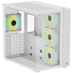 POWERBOOST PowerBoost PB-SS02W Sea View USB 3.0, ATX 7 x ARGB Fanlı, Beyaz Kasa (PSU Yok)-66179