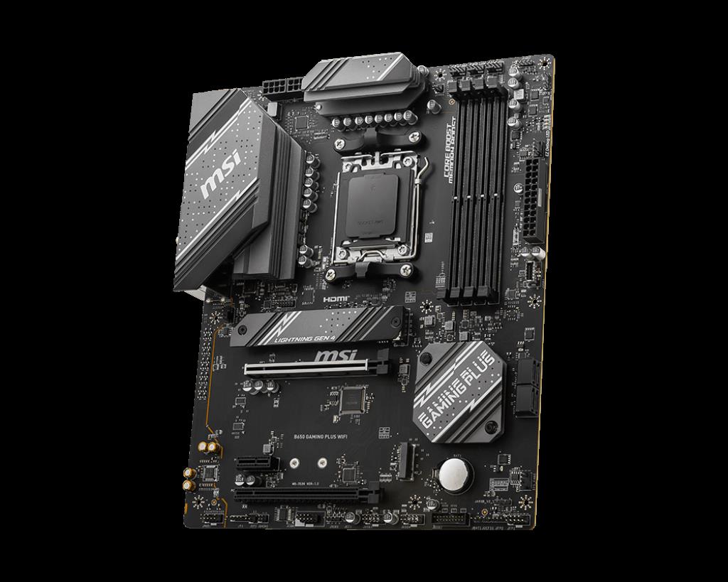 MSI MSI MB B650 GAMING PLUS WIFI AM5 DDR5 6000MHZ(OC) HDMI DP 2xM.2 USB3.2 2.5G LAN WIFI 6E ATX-28492