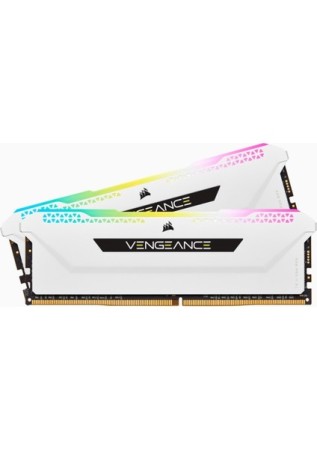 CORSAIR CORSAIR RAM -CMH32GX4M2Z3600C18 VENGEANCE RGB PRO SL 32GB (2x16GB) DDR4 DRAM 3200MHz C16 Memory Kit – White-63492