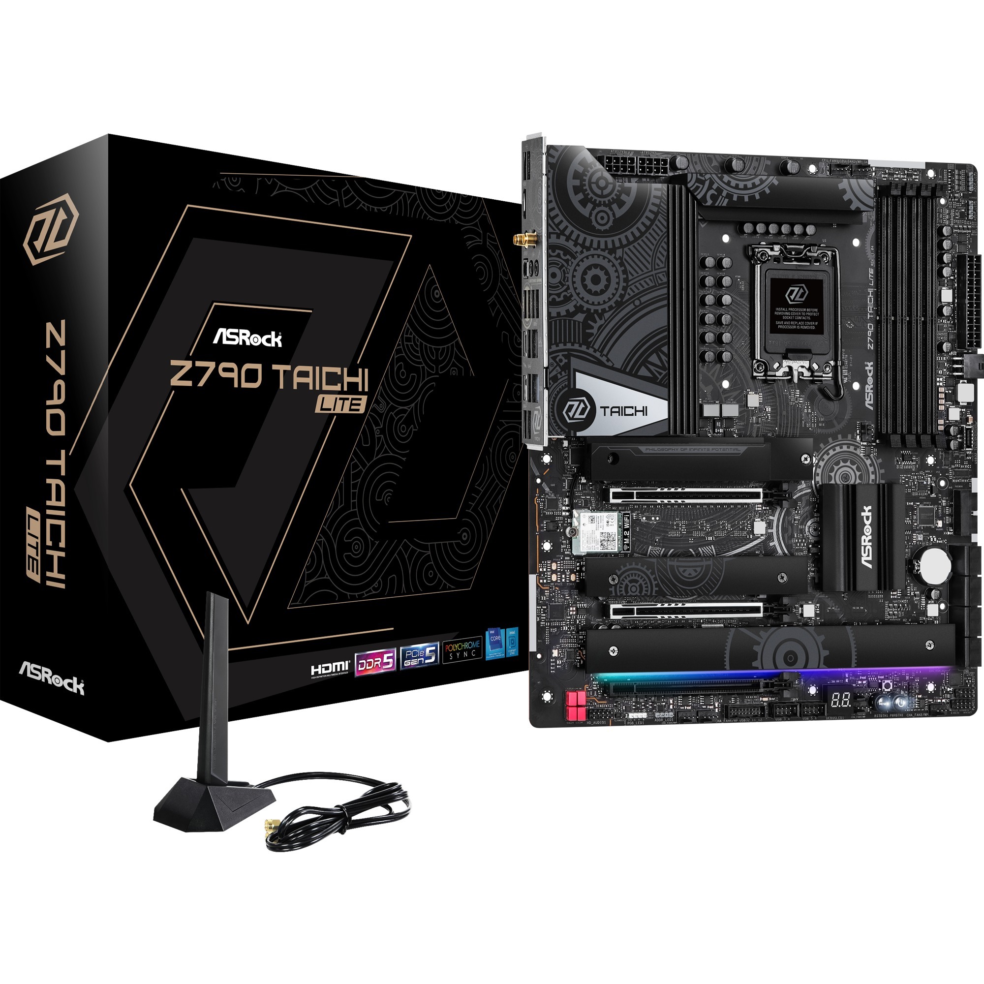 ASROCK ASROCK ANAKART - 90-MXBMF0-A0UAYZ-Z790 Taichi Lite