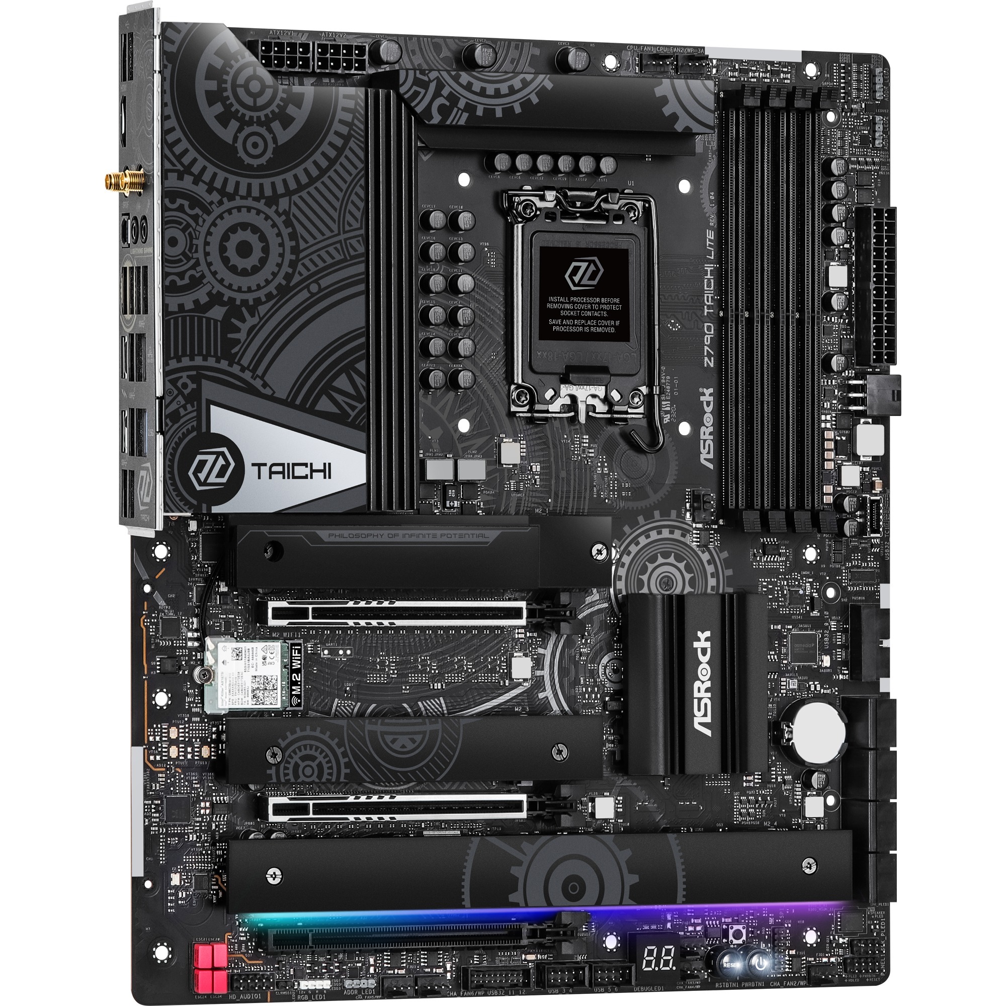 ASROCK ASROCK ANAKART - 90-MXBMF0-A0UAYZ-Z790 Taichi Lite-54503
