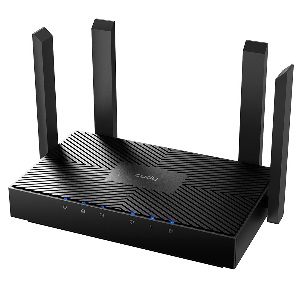 CUDY Cudy WR3000 AX3000 2.4GHz/5GHz 3000Mbps AP/RE/WISP 4*Gigabit Port MU-MIMO Kablosuz Wi-Fi 6 Router-61674