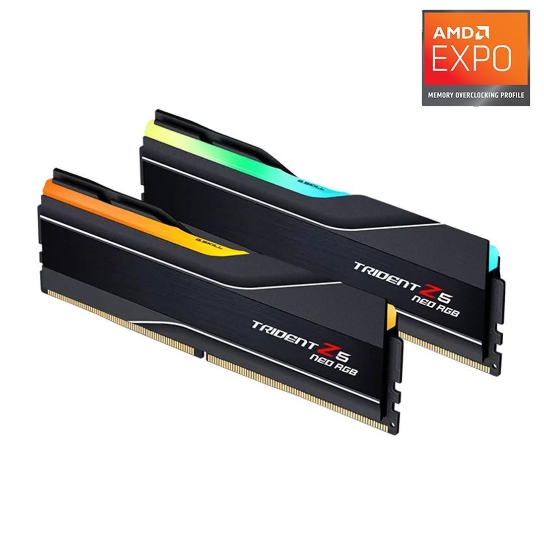 GSKILL GSKILL TZ5 Royal Neo Silver RGB DDR5-6400Mhz CL30 32GB (2X16GB) DUAL (30-39-39-102) 1.40V AMD EXPO