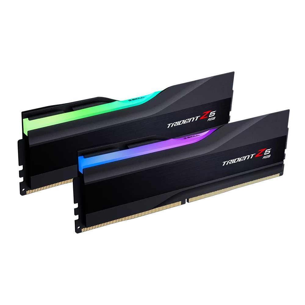 GSKILL GSKILL Trident Z5 RGB Siyah DDR5-6800Mhz CL34 48GB (2x24GB) DUAL (34-46-46-108) 1.35V-59342