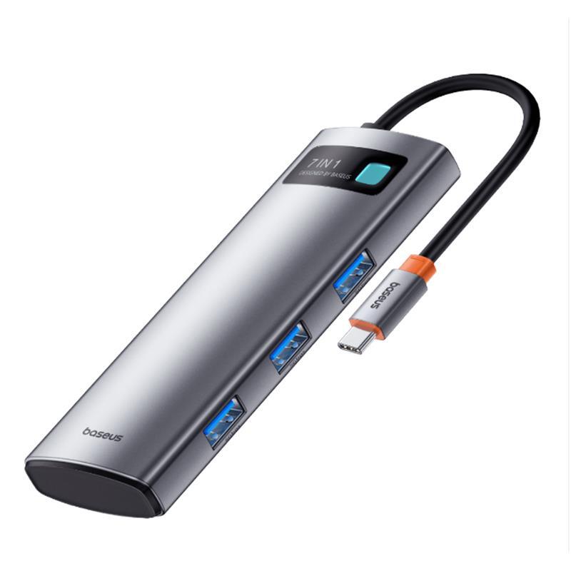 BASEUS BASEUS B00030708811-00 TYPE-C TO 4K HDMI/USB 3.0/+ 7IN1 ÇEVİRİCİ HUB