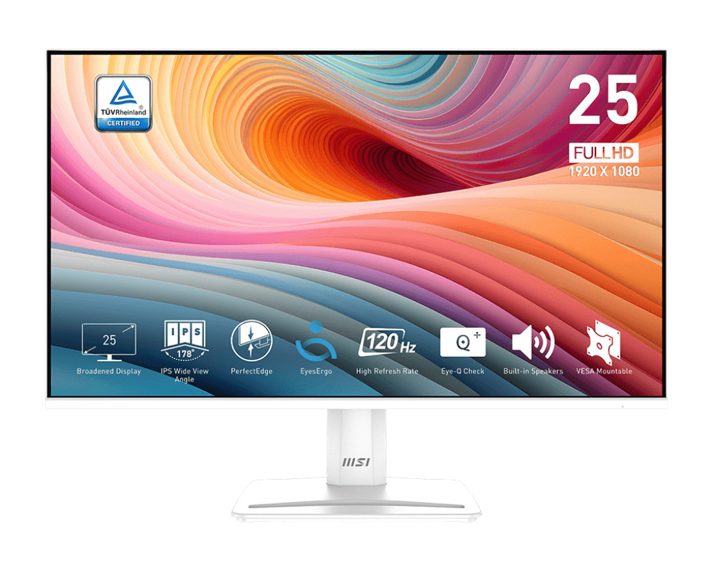 MSI MSI MSI 24.5 PRO MP251W E2 1920x1080 (FHD) 16:9 FLAT IPS 120HZ 1MS ADAPTIVE-SYNC MONITOR