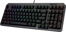 ASUS ASUS TUF GAMING K3 GEN II BLUE SWITCH KOMPAKT 97 TUŞ DİZİLİMİ OPTİK-MEKANİK RGB ANAHTARLAR SES AZALTICI KÖPÜK IP57 SU GEÇİRMEZLİ-70733