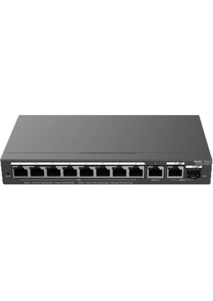 RUIJIE Ruijie Reyee RG-ES210GS-P 8Port Gigabit PoE + 1GE Combp SFP + 1GE Uplink Yönetil