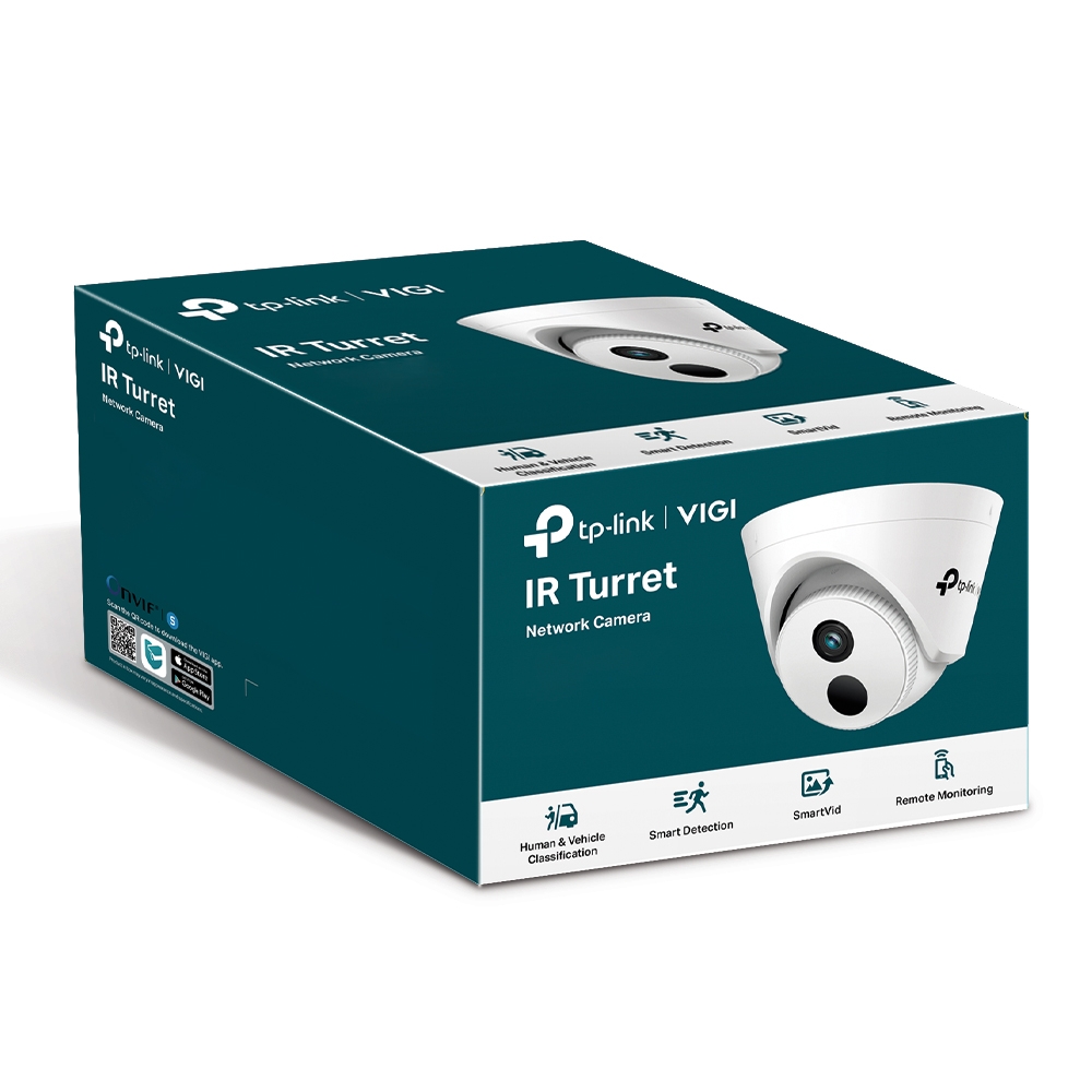 TP-LINK VIGI Tp-Link VIGI C420I(2.8mm) 2MP 2.8mm IR IP Turret Dome Kamera