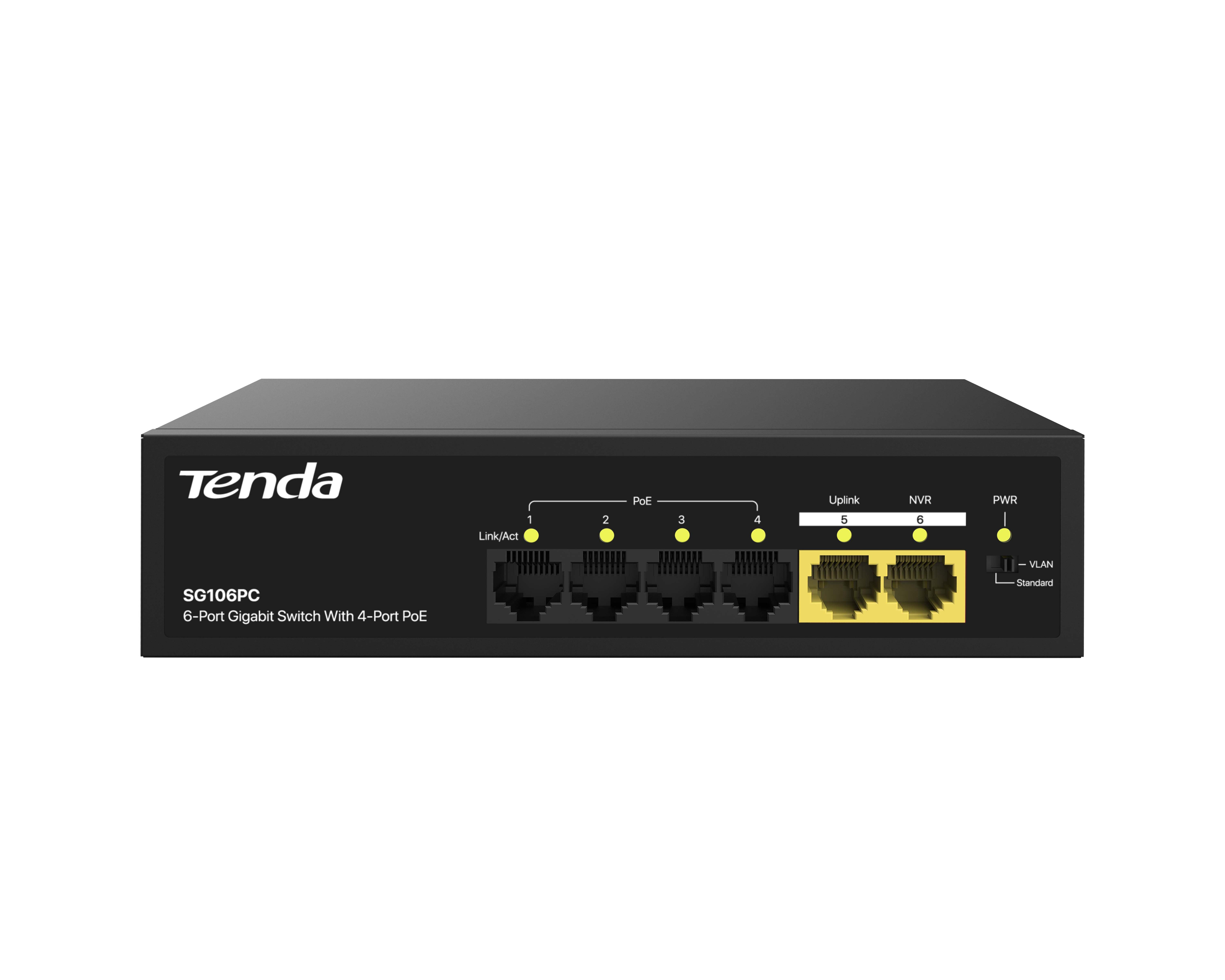 TENDA 6 Port Gigabit 4 Port PoE Switch-55163