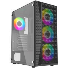 GAMEBOOSTER GameBooster GB-G2616B USB3.0 Mesh Panel Siyah kasa (PSU Yok)