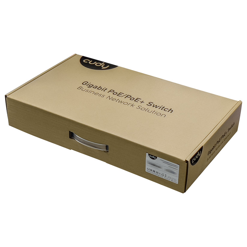 CUDY Cudy GS1020PS2 16 Port 10/100/1000Mbps 2*SFP VLAN&Extend 200W 19" Rock-Mount POE+ Ethernet Switch-59327