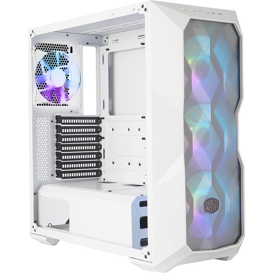 COOLERMASTER CM TD500 V2 BeyazTempered Glass Yan Panel-58476