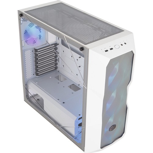 COOLERMASTER CM TD500 V2 BeyazTempered Glass Yan Panel-58477