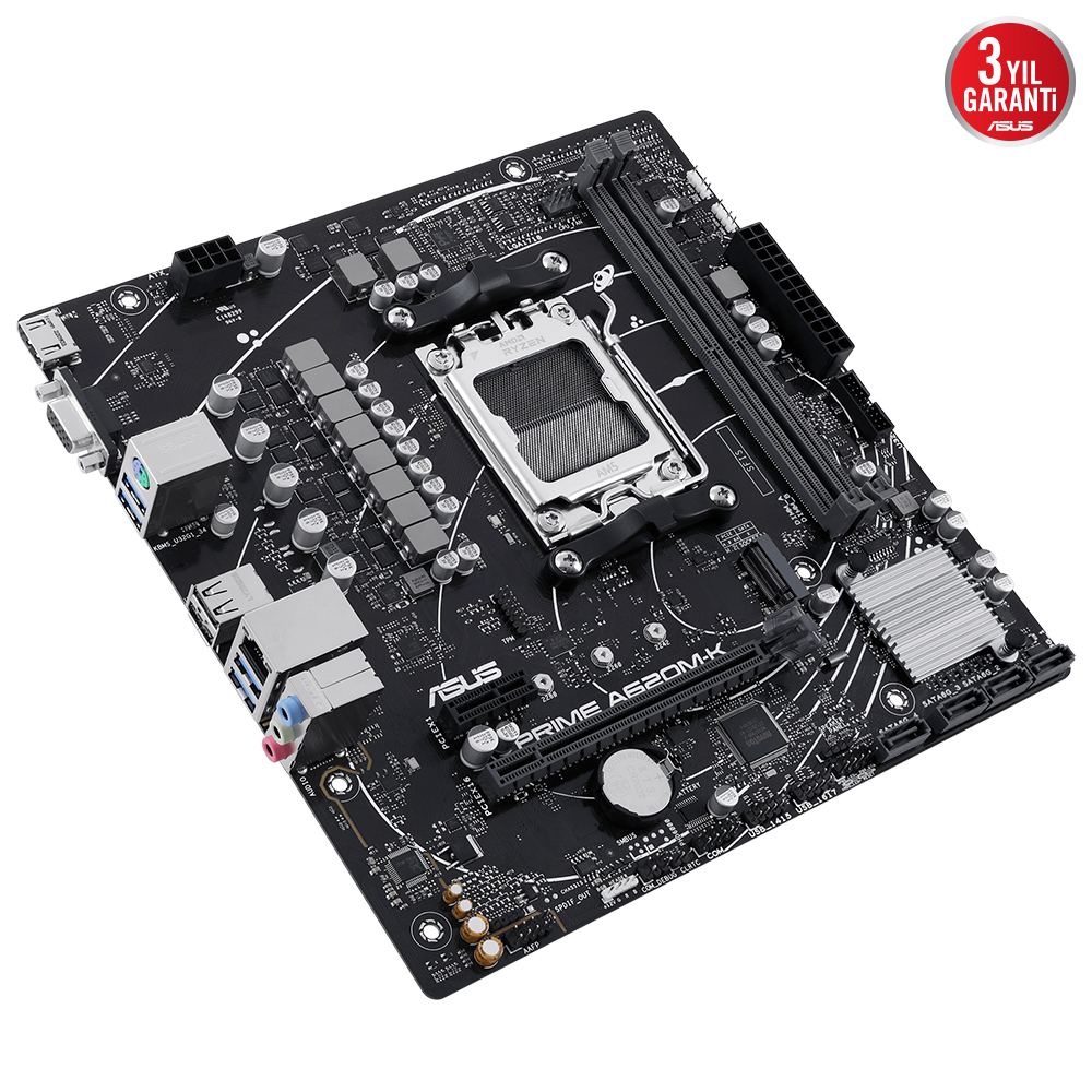ASUS ASUS PRIME A620M-K DDR5 6400+(OC) HDMI VGA M.2 AM5