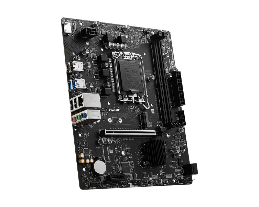 MSI MSI MB PRO H610M-S DDR4 SOKET 1700 DDR4 3200(OC) HDMI  M.2 USB3.2 1x 1G LAN mATX-61760