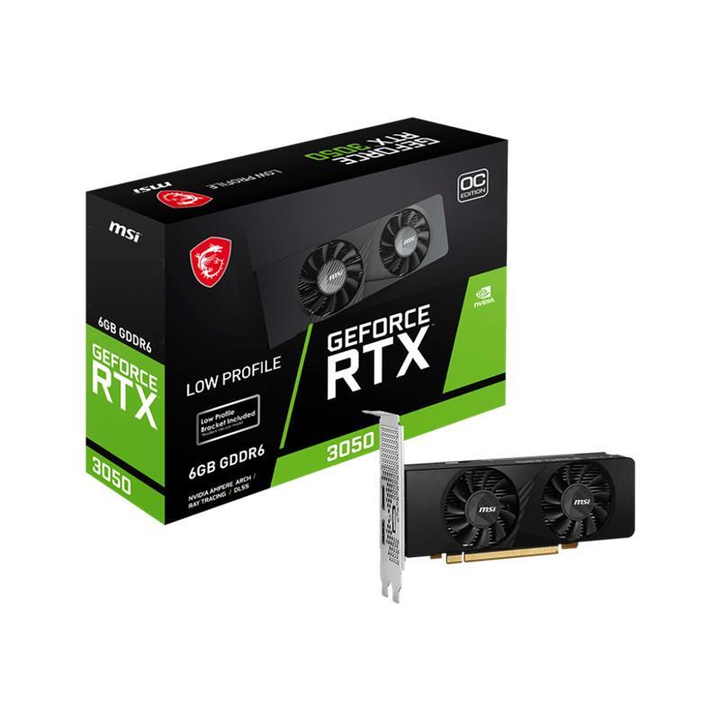 MSI MSI GEFORCE RTX3050 LP 6G OC 6GB GDDR6 96BIT 2XHDMI 1XDP EKRAN KARTI 