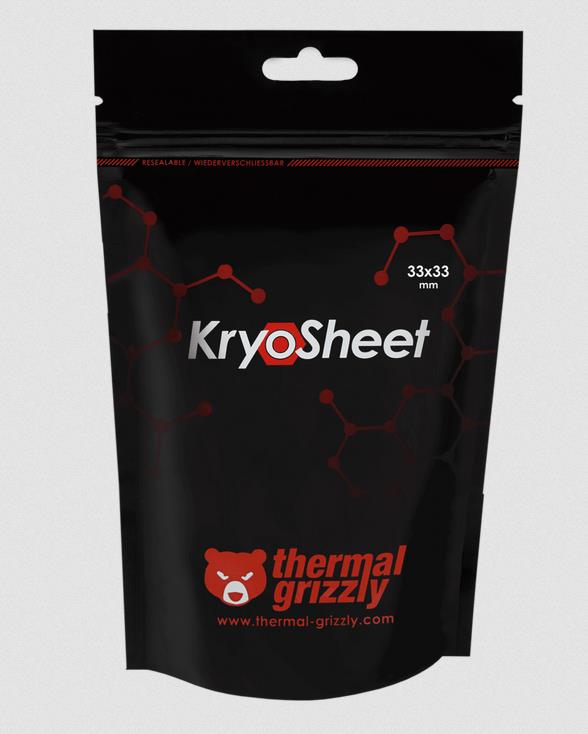 THERMALGRIZZLY Thermal Grizzly KryoSheet - 33x33 mm Termal PED - TG-KS-33-33