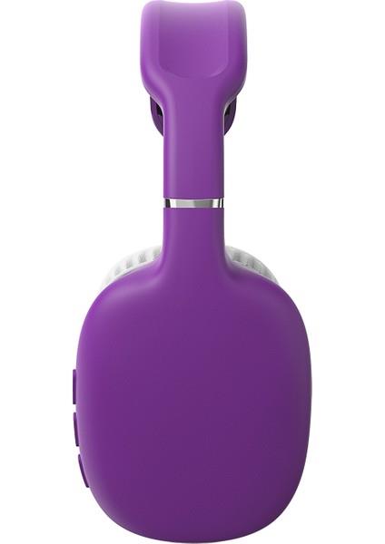 SNOPY SN-BT43, Mor, Bluetooth 5.3, Kablosuz, Ayarlanabilir Kafa Bandı, 5saat Çalma Süresi, 15mt Algılama Mesafesi, Microfonlu Ku