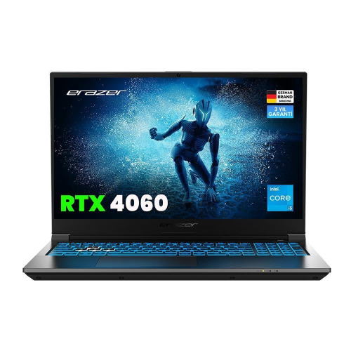 ERAZER Deputy P60i, MD62747-R32S1, i5-13420H,  15.6&quot; FHD, 144Hz, 32Gb Ram, 1TB NVMe M.2 SSD, 8GB RTX4060 Ekran Kartı, Free 