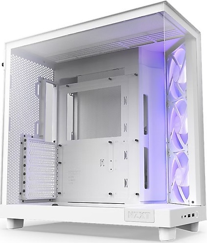 NZXT H6 Flow RGB Beyaz ATX Mid Tower Kasa-47436