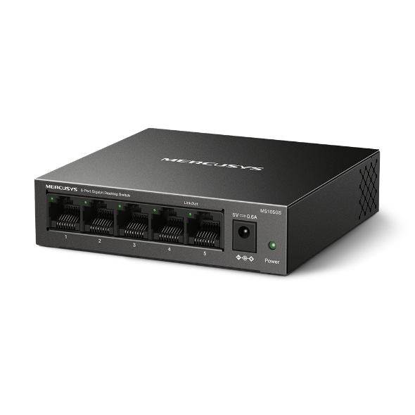MERCUSYS TP-LINK MERCUSYS MS105GS 5PORT 10/100/1000 MASAÜSTÜ SWITCH (YÖNETİLEMEZ)-54169