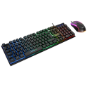 EVEREST EVEREST KM-198, Luminax, Rainbow Işıklı, Türkçe Q, USB Kablolu, Gaming, Klavye Mouse Set-67381
