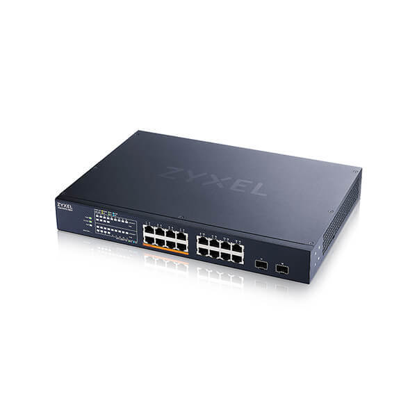 ZYXEL ZYXEL XMG1915-18EP 16-PORT 2.5GbE 2 SFP+ 8 x PoE++ 180W SMART MANAGED SWITCH