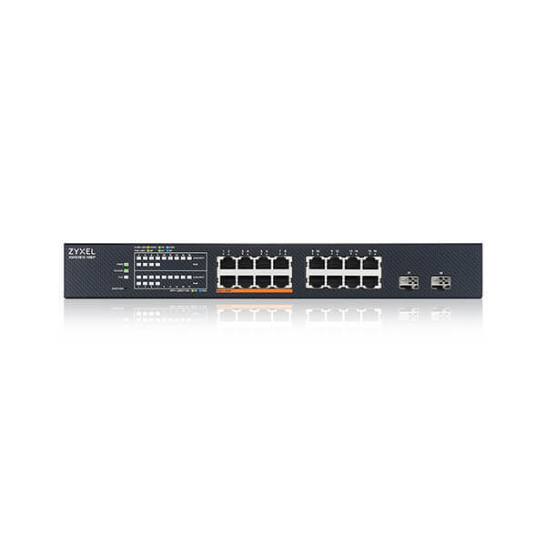 ZYXEL ZYXEL XMG1915-18EP 16-PORT 2.5GbE 2 SFP+ 8 x PoE++ 180W SMART MANAGED SWITCH-55107