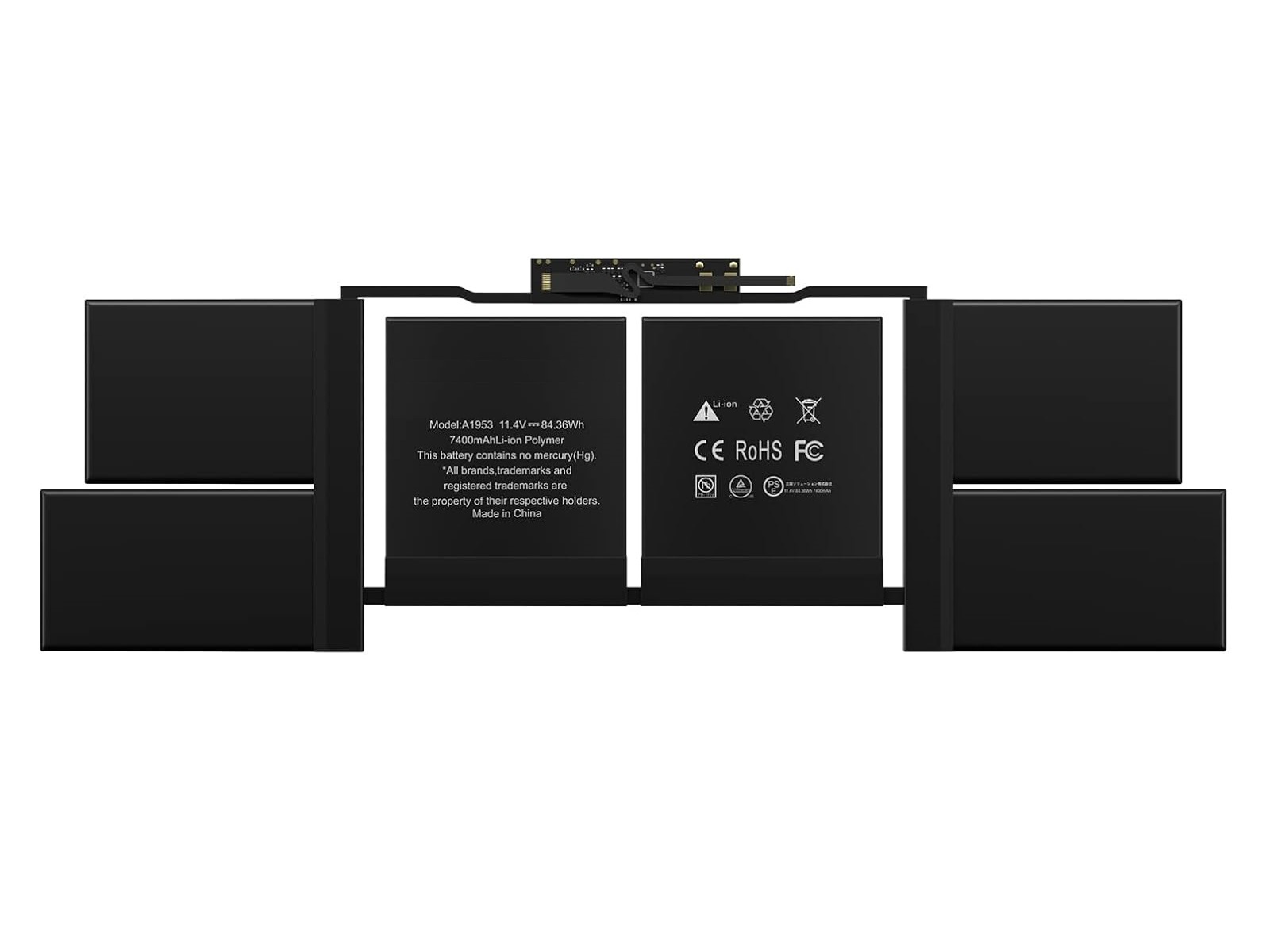 RETRO RETRO Apple MacBook Pro A1990 (2018), A1953 Notebook Bataryası